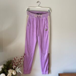 Puma Purple and Cream Joggers